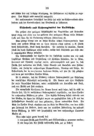 Nährstoffe und Nahrungsmittel der Volksküche