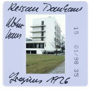 Dessau, Bauhaus : Atelierhaus