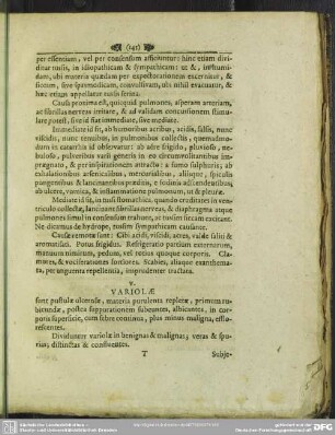 U/V [Variolae - Uteri Procidentia]
