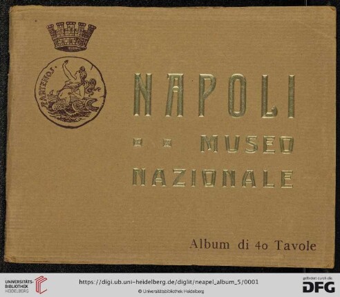 Napoli, Museo Nazionale : Album di 40 tavole