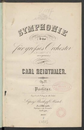 Symphonie D dur Op. 12