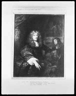 Bildnis von Pieter Six (1655-1703) mit einem Diener mit Jagdbeute