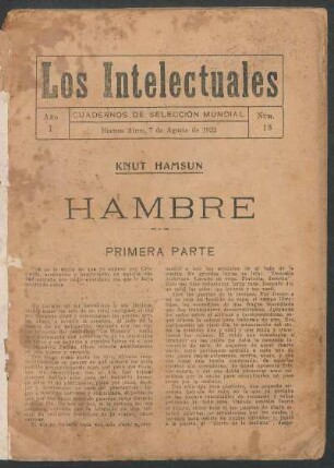 1922001300: Hambre