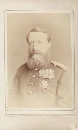 Brustbild von Großherzog Friedrich I. von Baden in Uniform