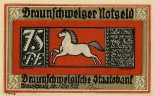 Notgeld - 75 Pfennig