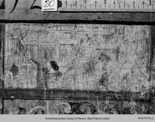 Buchdeckel mit Zeichnung des Doms in Siena mit Wappen der Familie Tommasi auf der Rückseite