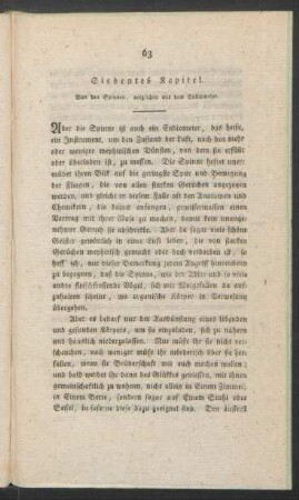 Siebentes Kapitel. Von den Spinnen, verglichen mit dem Cudiometer.