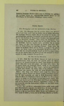 Zehntes Kapitel. Die Kreuzzüge und die mittelalterliche Kultur