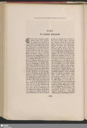 XXXV Der sächsische Prinzenraub