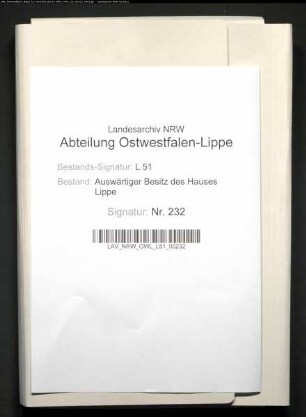 Ansprüche und Prozeß des Moritz und der Florentina von Solms, geb. Brederode, gegen Wolfert und Hedwig von Brederode
