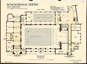 Sanierungsplan Leipzig Kongresshalle (Zoo-Hauptgebäude): Grundriss EG