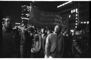 Kleinbildnegative: Anti-Reagan-Demonstration, 1984