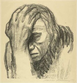 Kollwitz, Käthe: Nachdenkende Frau