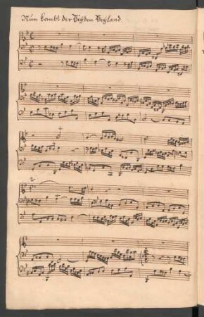 Nun kommt der Heiden Heiland; org; g-Moll; BWV 660