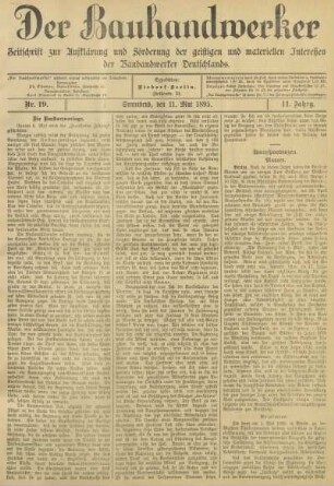 11. Mai 1895, Nr. 19