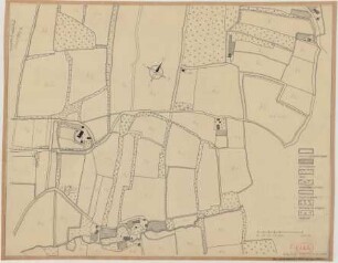 Schonebeck bei Nienberge (Kreis Münster): Hof Schulte Osterhoff. Lageplan