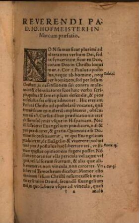 Ioh. Hoffmeisteri Commentaria in Marcum et Lucam evangelistas
