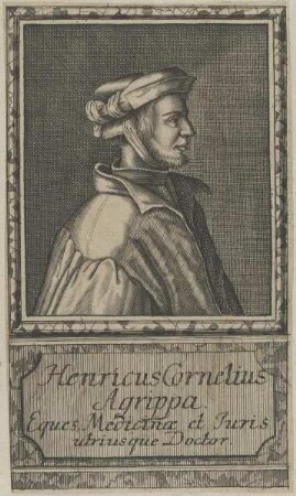 Bildnis des Henricus Cornelius Agrippa