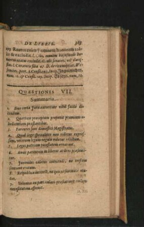 Quaestionis VII. An pater cogi possit, ut invitus filium in studius alat, maxime, si coeperit eius voluntate studiis operam dare?
