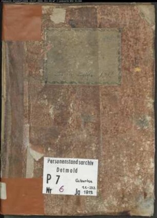 Zivilstandsregister der Mairie Südlohn (G 1812). (Gemeinde: Südlohn, Kreis Ahaus)
