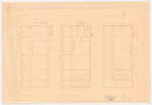 Gemeindehaus, Cammin Ausführungsprojekt: Grundrisse KG, EG, OG 1:100