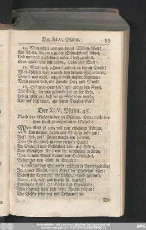 Der XLV. Psalm. 45.