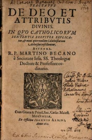 Tractatus de Deo et attributis divinis