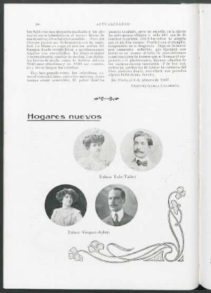 Hogares nuevos : Enlace Ealo-Talleri.- Enlace Vásquez- Ayllón