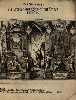 Das Vergangene, ein prophetischer Schreckstern für das Zukünftige