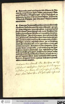 Cum a tua innata mansuetudine et pietate florentissima abirem, reverende pater domine unice observande...