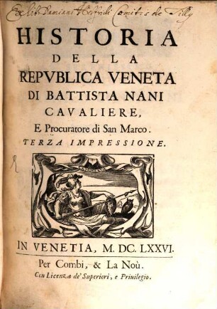 Historia Della Repvblica Veneta, [1]