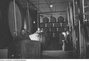 Wilthen. VEB Weinbrand Wilthen, Produktion, Oktober 1952