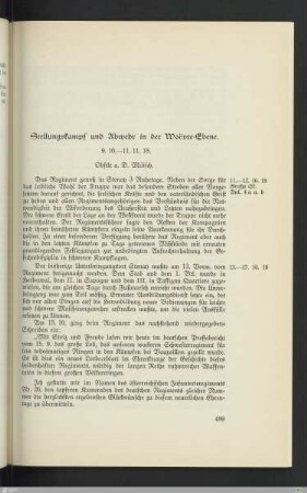 Stellungskampf und Abwehr in der Woevre-Ebene
