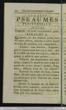 Les Sept Pseaumes Penitentiaux