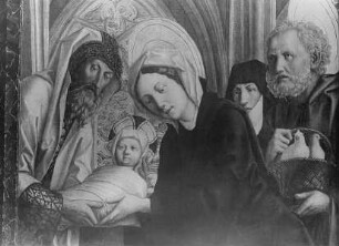 Pacheraltar: Darbringung des Christuskindes im Tempel