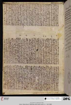 Aus einer Hs. des 13./14. Jh.s.: Grammatisches Glossar