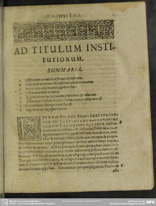 Ad Titulum Institutionum