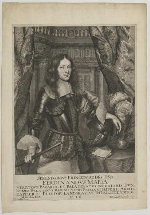 Bildnis des Ferdinand Maria, Kurfürst von Bayern