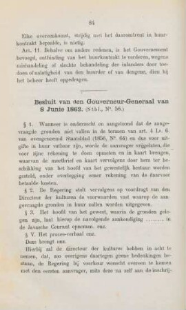 Besluit van den gouverneur-generaal van 8 junie 1862