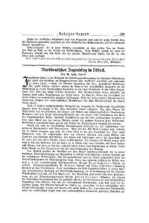 Norddeutscher Jugendtag in Lübeck