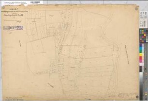 Herzfeld (Lippetal), Lippborg (Lippetal), Umlegung Herzfeld-Lippborg, Urkarte I Herzfeld Flur XXIII