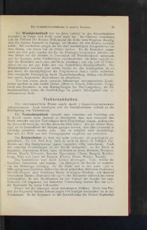 Viehkrankheiten.
