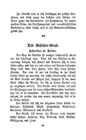 Der Gesellen-Grad