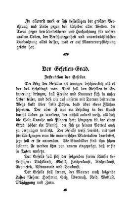 Der Gesellen-Grad