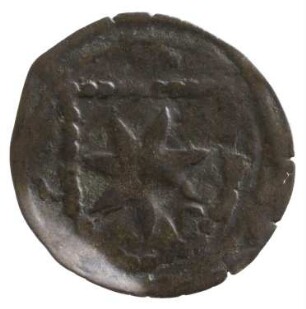 Münze, Vierling (1/4 Pfennig), Ende 15.Jh.