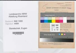 Entnazifizierung Eugen Staretschek, geb. 29.03.1895 (Angest.)