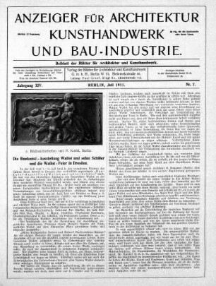 Nr. 7, Juli 1911