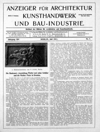 Nr. 7, Juli 1911