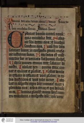 Cantate domino canticum novum...