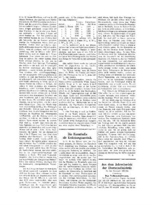 Aus dem Jahresbericht der Oberschulbehörde : (Fortsetzung) ; [(Fortsetzung folgt)]